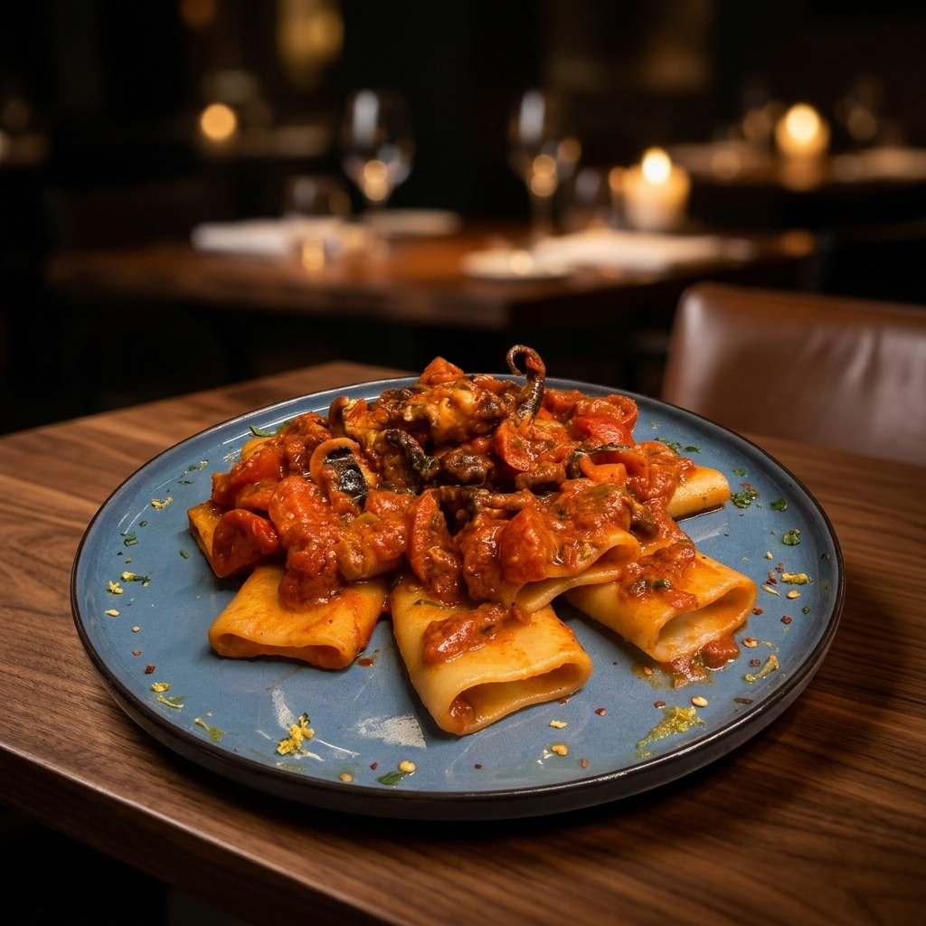 Paccheri ai Frutti di Mare